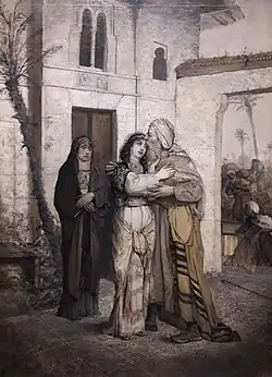 L'Accueil de Nathan par Recha, 1867-1877, musée national de Varsovie