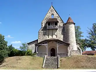 Façade ouest de l'église Saint-Antoine (août&nbsp;2012)