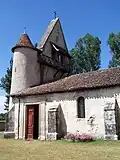 Vue sud-est de l'église (août&nbsp;2012)