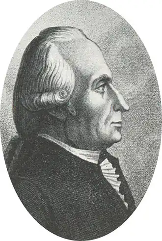 Antoine Gouan, directeur du Jardin des Plantes de 1794 à 1803.