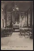 Chapelle du couvent des Augustines (carte postale, vers 1925).