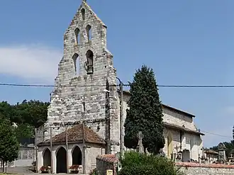 L'église Saint-Julien-de-Brioude à Goudourville.
