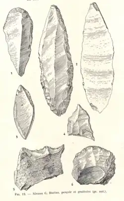 Burins, perçoirs et grattoirs