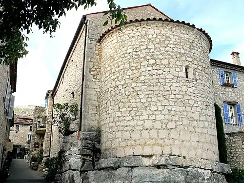 Chevet de l'église.