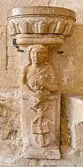 Bénitier du XVIIe&nbsp;siècle.
