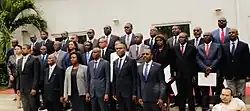 Description de l'image Gouvernement Jean-Henry Céant & ministres.jpg.
