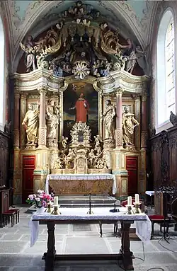 Intérieur de l´église.