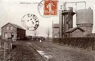 La gare vers 1910.