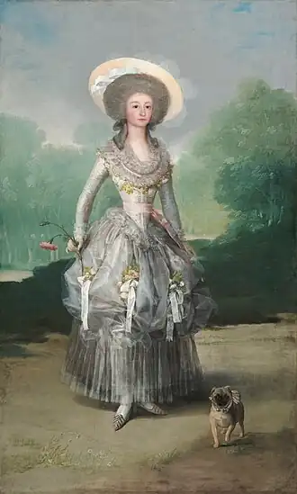 Francisco de Goya, Portrait de la marquise de Pontejos, 1786