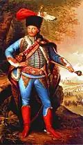 Sándor Károlyi (1668-1743), général kouroutz, baron.