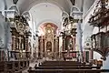 Intérieur de l'église Saint-Martin de Bamberg.