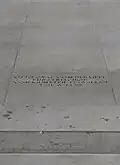 Tombe de l'évêque Othon II de Lippe dans le chœur de la cathédrale de Münster/Westphalie, Allemagne.