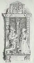 épitaphe du chevalier Albrecht von Rosenberg