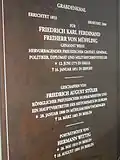 Histoire de la tombe de Müffling dans le jardin de Brühler&nbsp;(de) à Erfurt