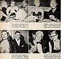 Grace Kelly avec Bing Crosby, Oleg Cassini, Clark Gable et Spencer Tracy, 1954