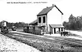 Grand-Fougeray ; la gare du tramway vers 1912 (carte postale Mary-Rousselière).