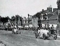 Grand Prix Bugatti 1928, victoire d'André Dubonnet no&nbsp;50 devant Philippe de Rothschild no&nbsp;53