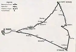 Tracé de la course