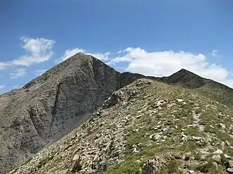 Grande Autane, côté col de Combeau