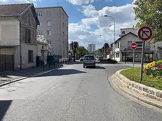 La rue en avril 2021.