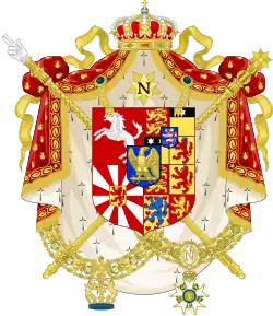 Armoiries de Jérôme Bonaparte, roi de Westphalie.