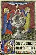Saints Pierre et Paul baptisant (fol. 97)