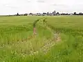 Paysage avec vue sur le village.