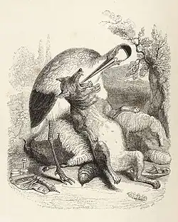 Image illustrative de l’article Le Loup et la Cigogne