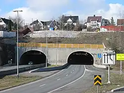 Le tunnel de Granfos.