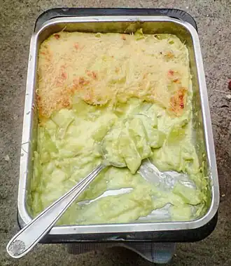 Gratin de chouchou.
