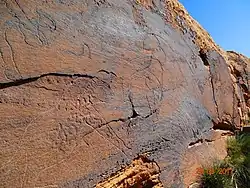 Gravure rupestre dans la wilaya de Laghouat.