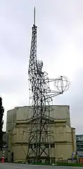 Lichtschwert à Graz, inspiré par la statue de la Liberté, et qui a donné son nom au théâtre pour la jeunesse juste à côté, le Next Liberty