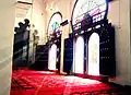 L'intérieur de la mosquée.