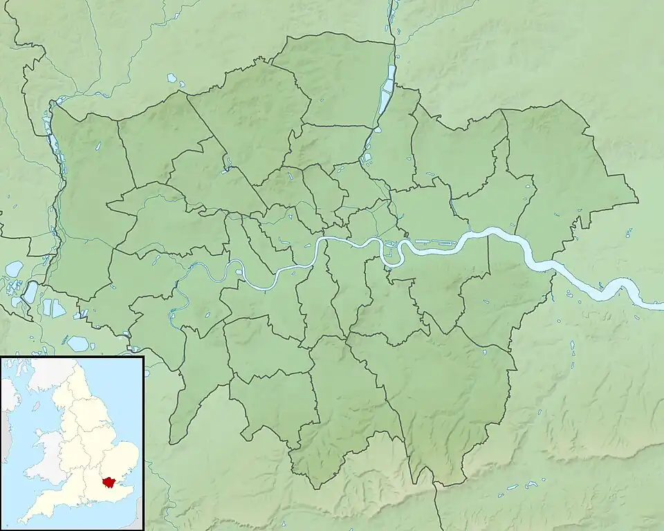 Voir sur la carte topographique du Grand Londres