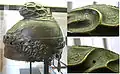 Casque phrygien avec svastika, vers 350-325 av. J.-C.