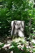 Borne frontière 42, sur la frontière orientale