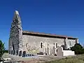 L'église Saint-Loubert-de-l'Outrange (sept.&nbsp;2012).