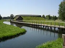 Une vue du grad de Groß Raden.