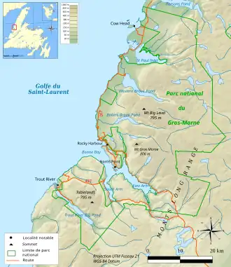 (Voir situation sur carte : parc national du Gros-Morne)