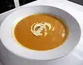 Soupe d'arachides à la muscade.