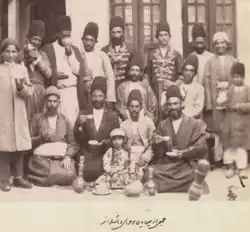 Groupe deJuifs lors d'un mariage