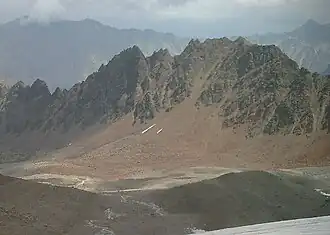 Vue depuis l'ouest.
