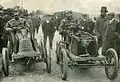 Grus et Oury, 1er et 2e du Circuit de l'Alcool en 1902, sur voiturettes Renault.