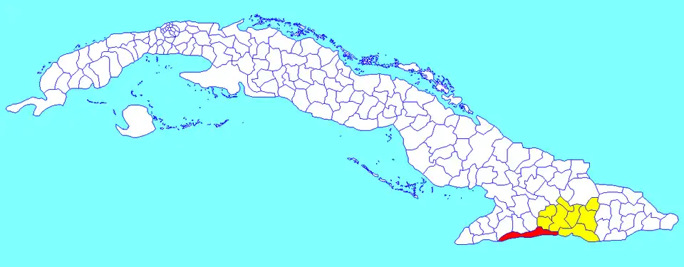 Municipalité de Guamá dans la province de Santiago de Cuba