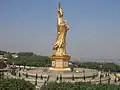 Statue de Guanyin sur la colline du Lotus (Lianhuanshan).