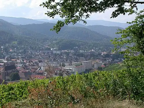 Vue de Guebwiller.