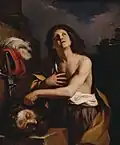 Le Guerchin, David avec la tête de Goliath, vers 1650.