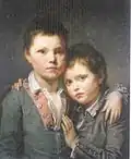 Portrait de François et d'Alexandre de La Rochefoucauld, Jean-Baptiste Greuze, vers 1772-1775