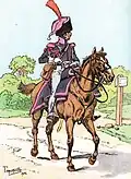 Guide de Strasbourg en tenue de service, 1815.