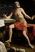 Saint Jérôme, vers 1659, huile sur toile, 160&nbsp;×&nbsp;110,5&nbsp;cm, musée d'histoire de l'art de Vienne.